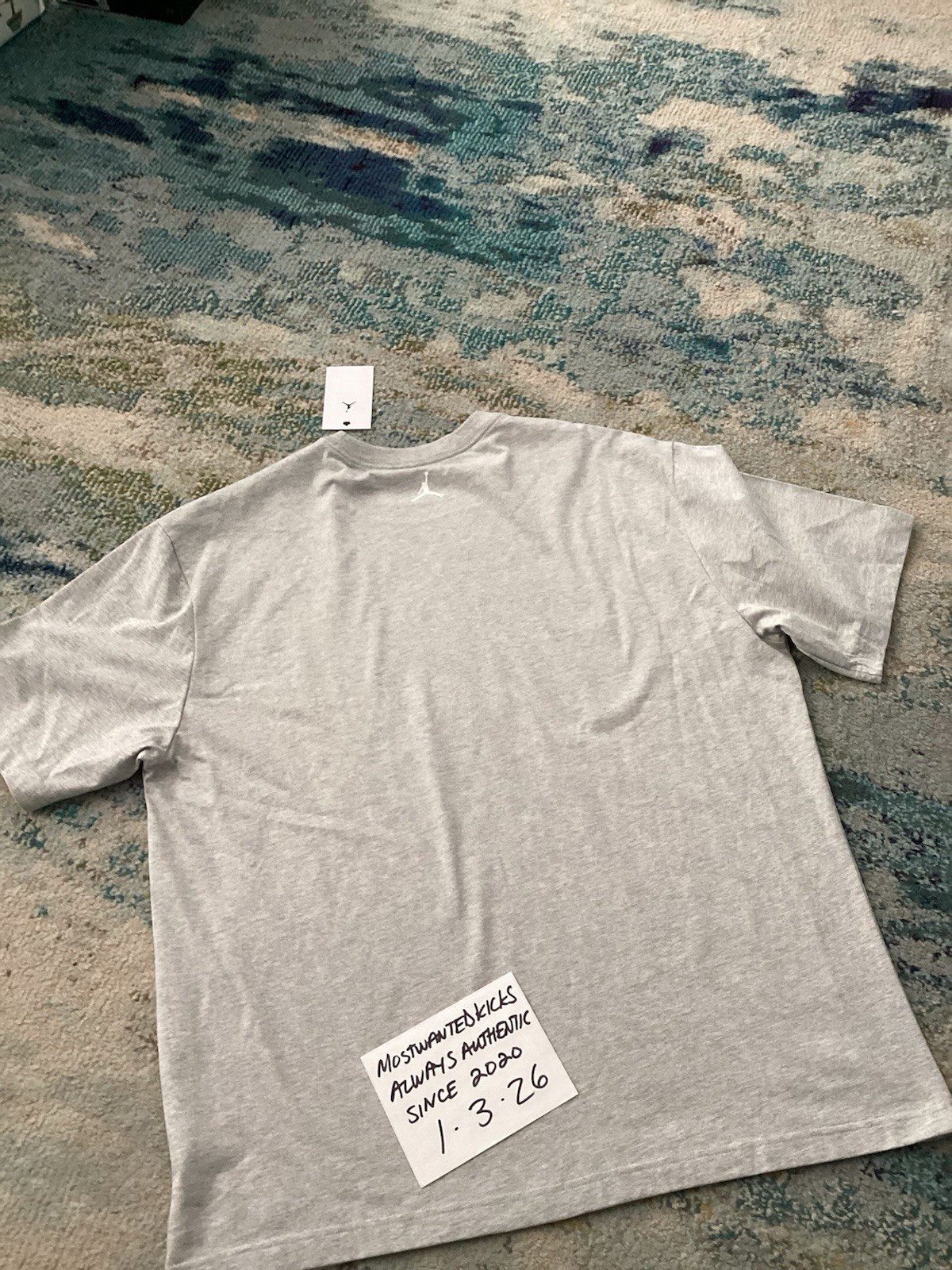 NWT Nike Air Jordan Retro Wingspan Heather Grey T-Shirt Men’s Sz XL FREE SHIP!!