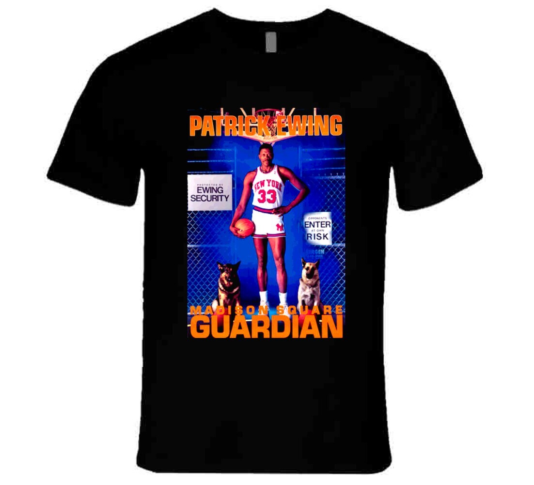 Retro 1980s Patrick Ewing Madison Square Guardian T Shirt