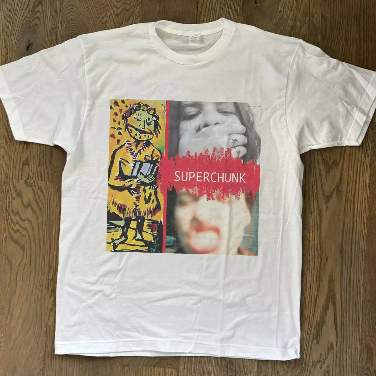 Vintage Superchunk On The Mouth T-Shirt White Unisex T-shirt BT106