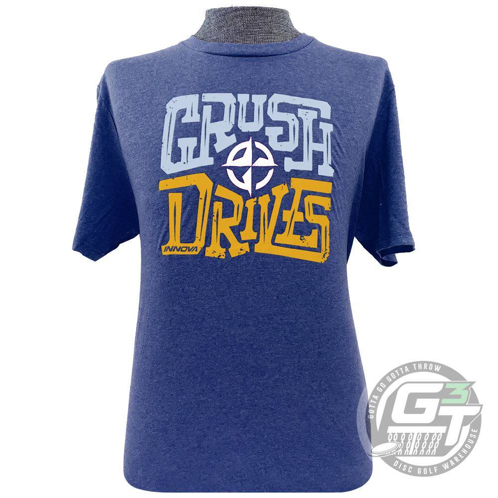 Innova CRUSH DRIVES SST Disc Golf T-Shirt – PICK YOUR SIZE & COLOR
