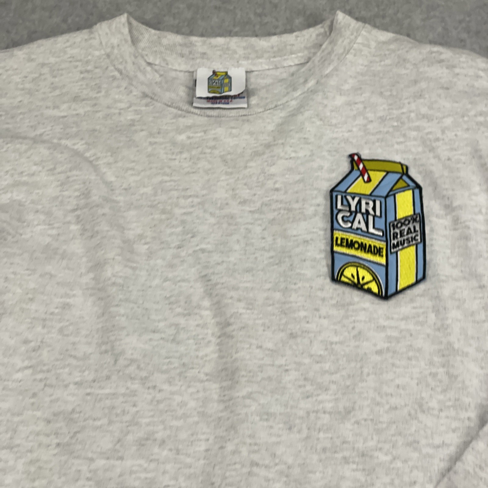 Lyrical Lemonade Juice Box Patch Shirt Medium USA Designer Streetwear