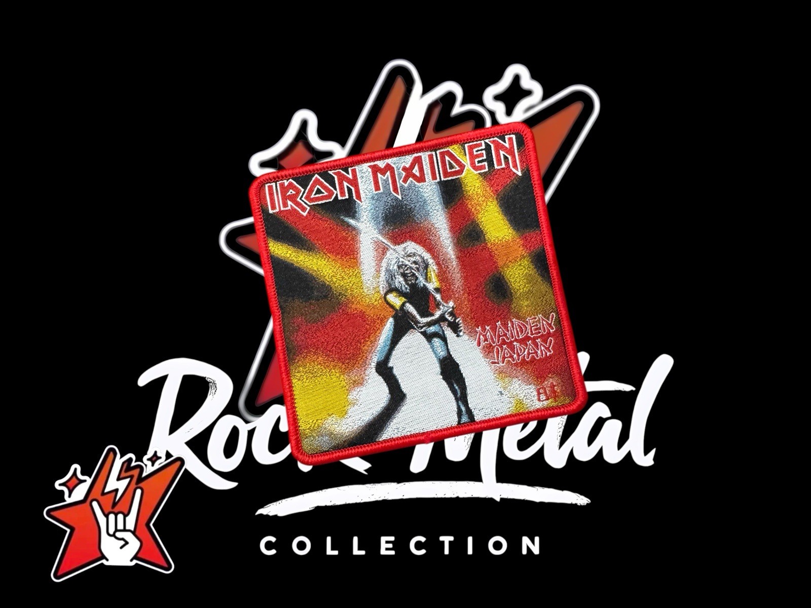 Iron Maiden Exclusiv Woven Patch Singles Cover Album & More Judas Priest Saxon