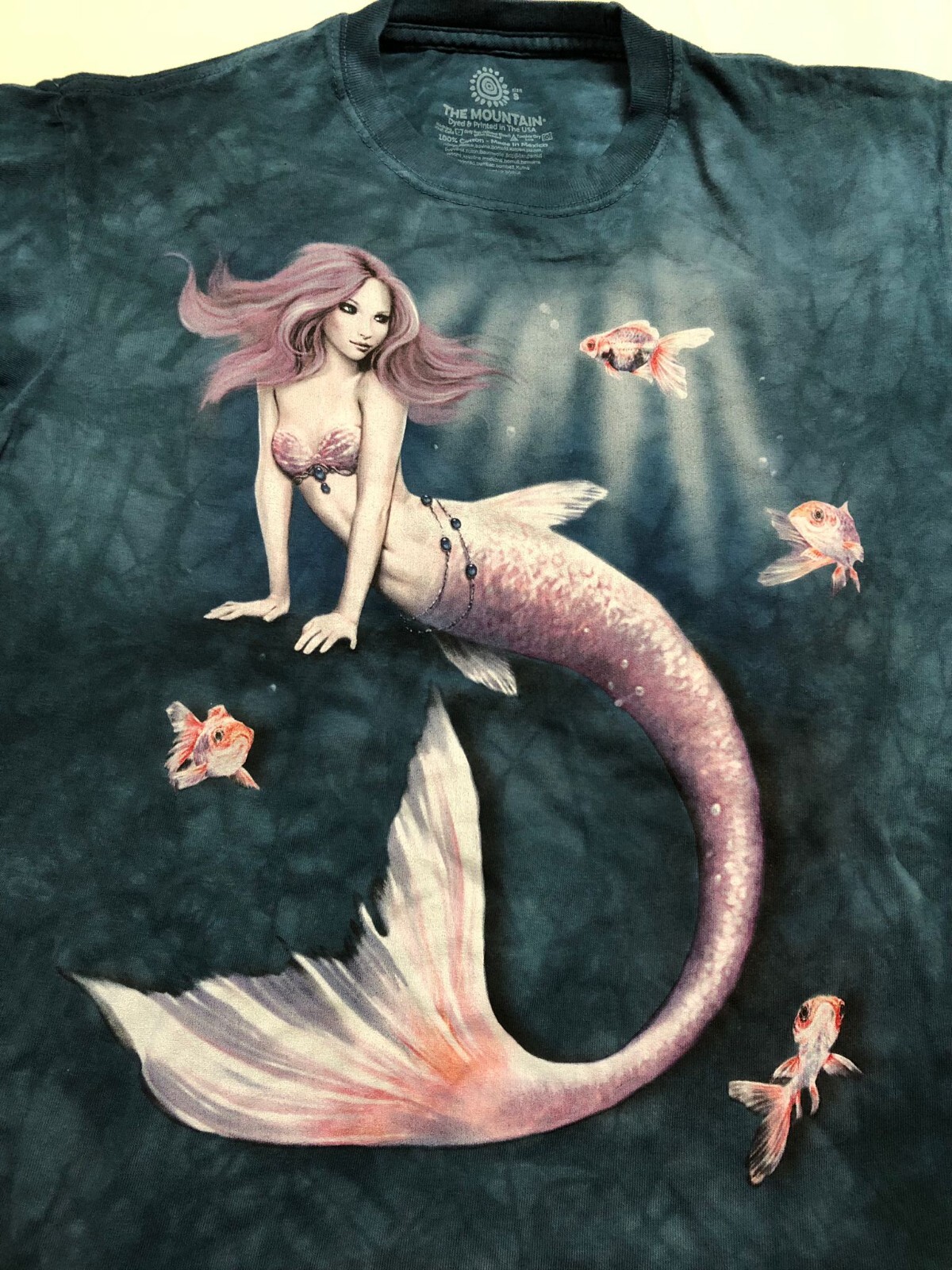 The Mountain Mermaid Fish Water Woman Merfolk Merpeople Fantasy T-Shirt S-5X