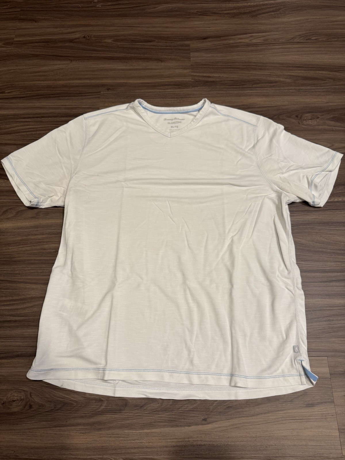 Tommy Bahama IslandZone Men’s XL V-Neck Short Sleeve Shirt Pima Cotton