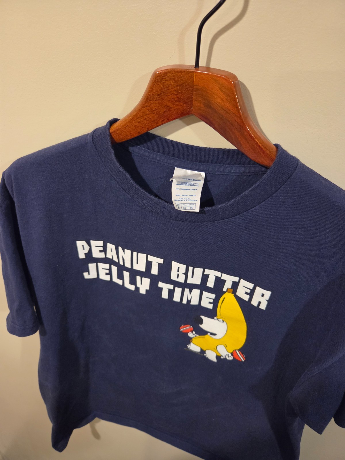 Vintage Family Guy Peanut Butter Jelly Time Shirt XL 2006 Y2K VTG Cartoon Delta