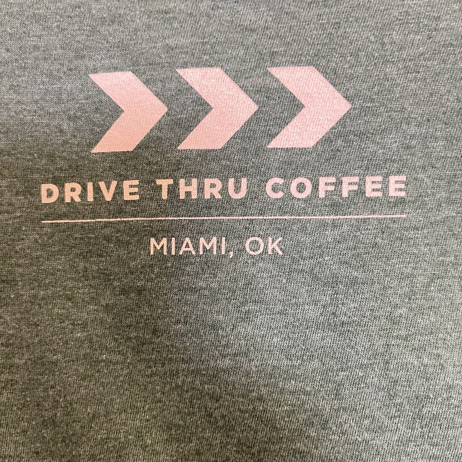 Seven Brew Coffee Miami Oklahoma Rise And Grind T Shirt. Size Medium. 7 Brew