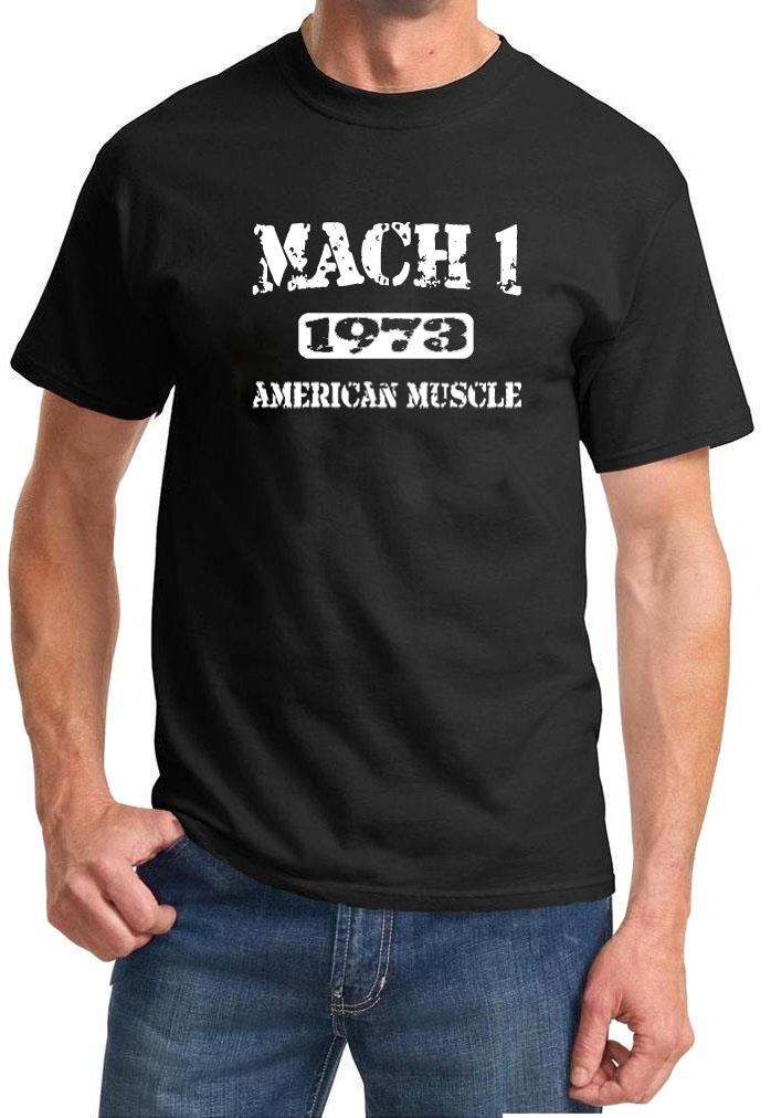1973 Ford Mustang Mach 1 American Muscle Car Classic Design Tshirt NEW FREE SHIP