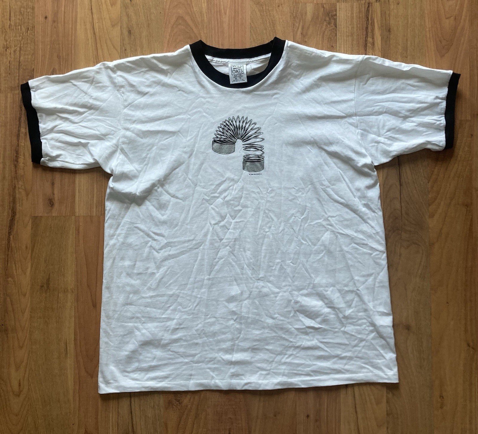 Wild Oats Vintage 1996 NWOT Single Stitch Tshirt Slinky Toy Mens XL USA Made