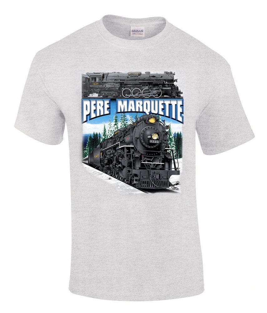 Pere Marquette 1225 Trains Authentic Railroad apparel T-Shirt Tee Shirt [26]