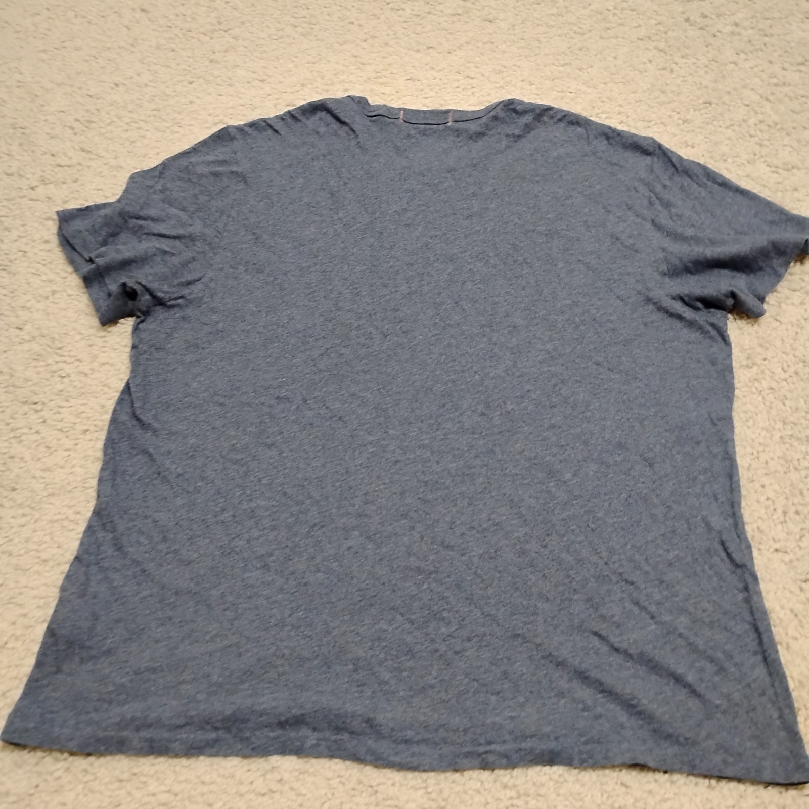 Faherty T Shirt Mens XL Blue Crew Chambray Tees Modal Casual Beach Designer Logo