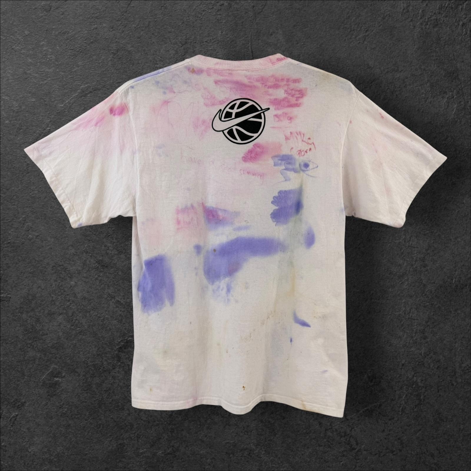 VTG Nike Jen Rizzotti Hoop Camp T Shirt Mens Medium White Basketball Graphic