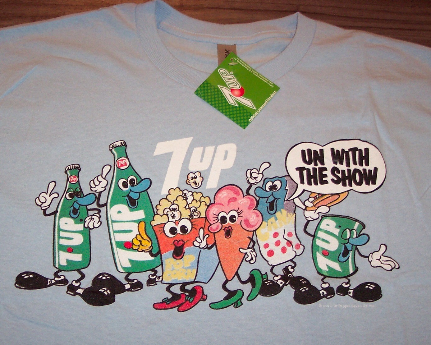 VINTAGE STYLE 7UP SODA T-Shirt MENS LARGE NEW w/ TAG