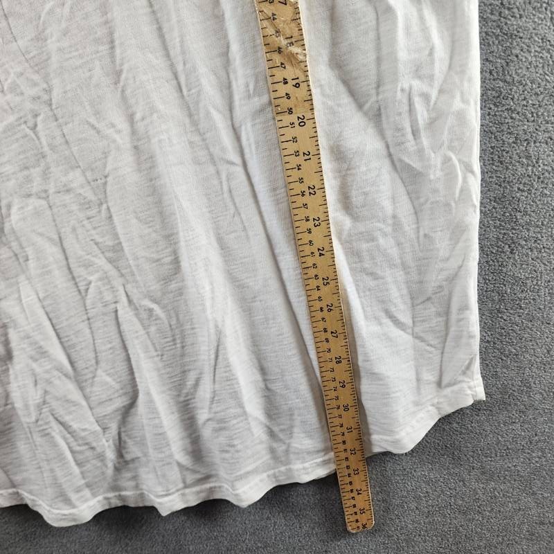 Goodlife Sun Faded Slub Scallop Tank Men’s XXL White Solid Scoop Neck Pullover
