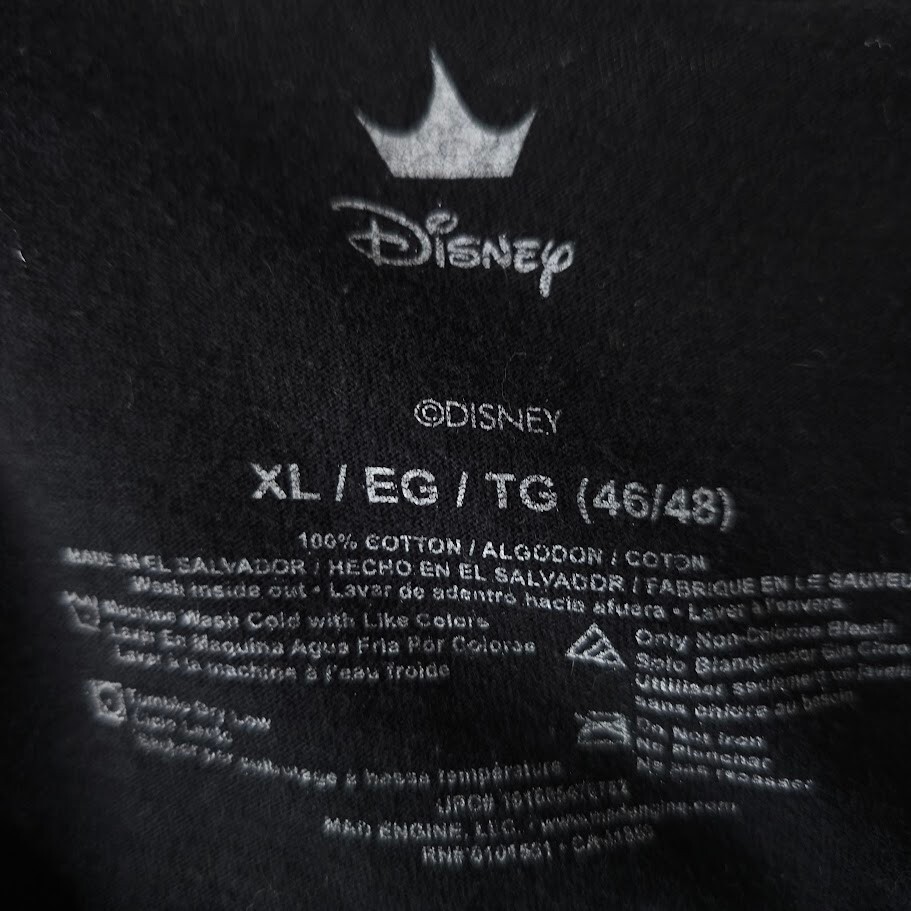 Jasmine Aladdin T Shirt Mens Size XL Black Disney Movie Character
