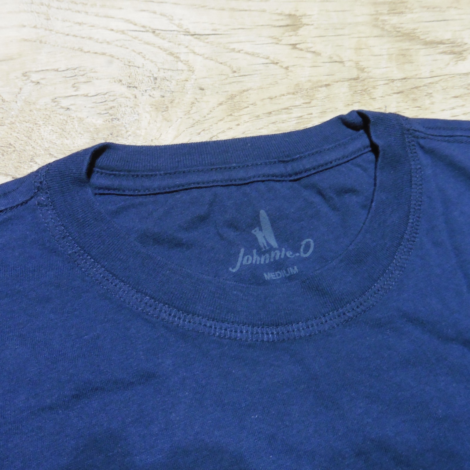 JOHNNIE O Mens M MEDIUM T SHIRT COSTAL WAY NAVY BLUE GOLF BRENNAN 2.0