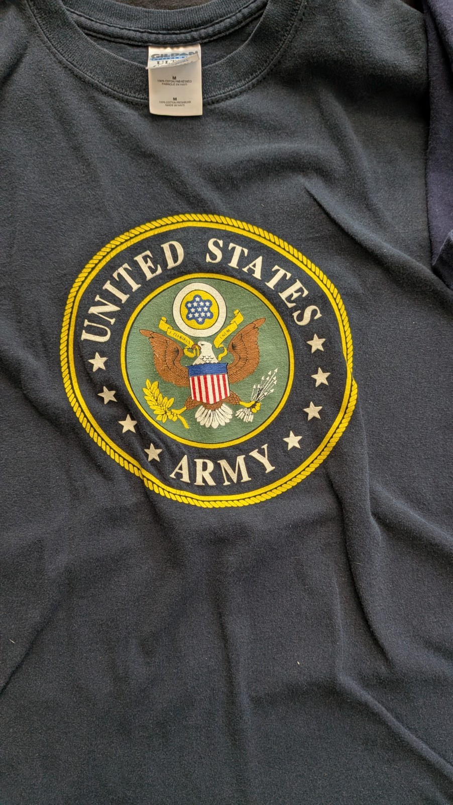 Vintage Military TShirt Bundle Lot of 6 Army USAF Air Show POW/MIA Sizes M-2XL