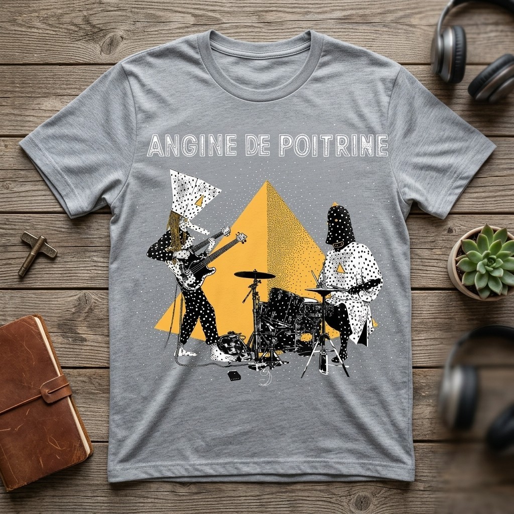 Angine de Poitrine Band Vintage Music T-Shirt TA79