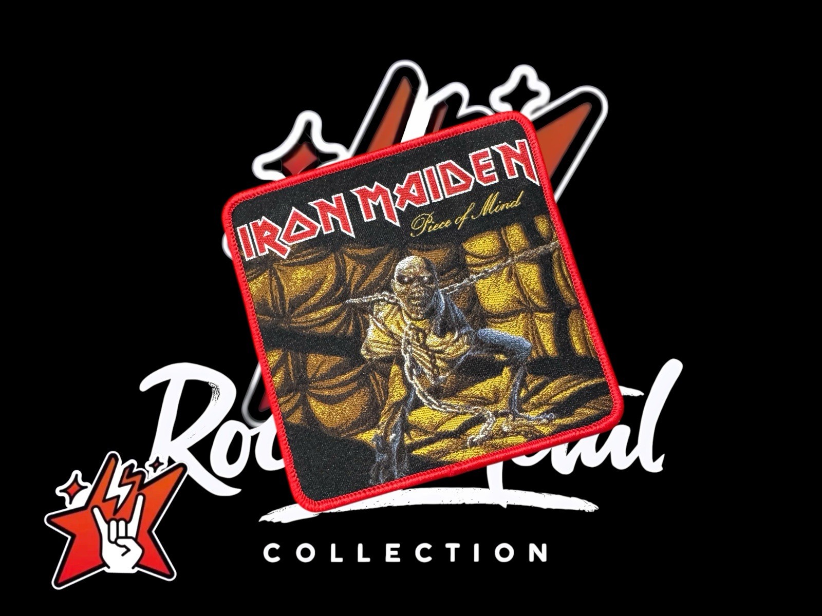 Iron Maiden Exclusiv Woven Patch Cover Album Metallica Judas Priest Saxon Dio