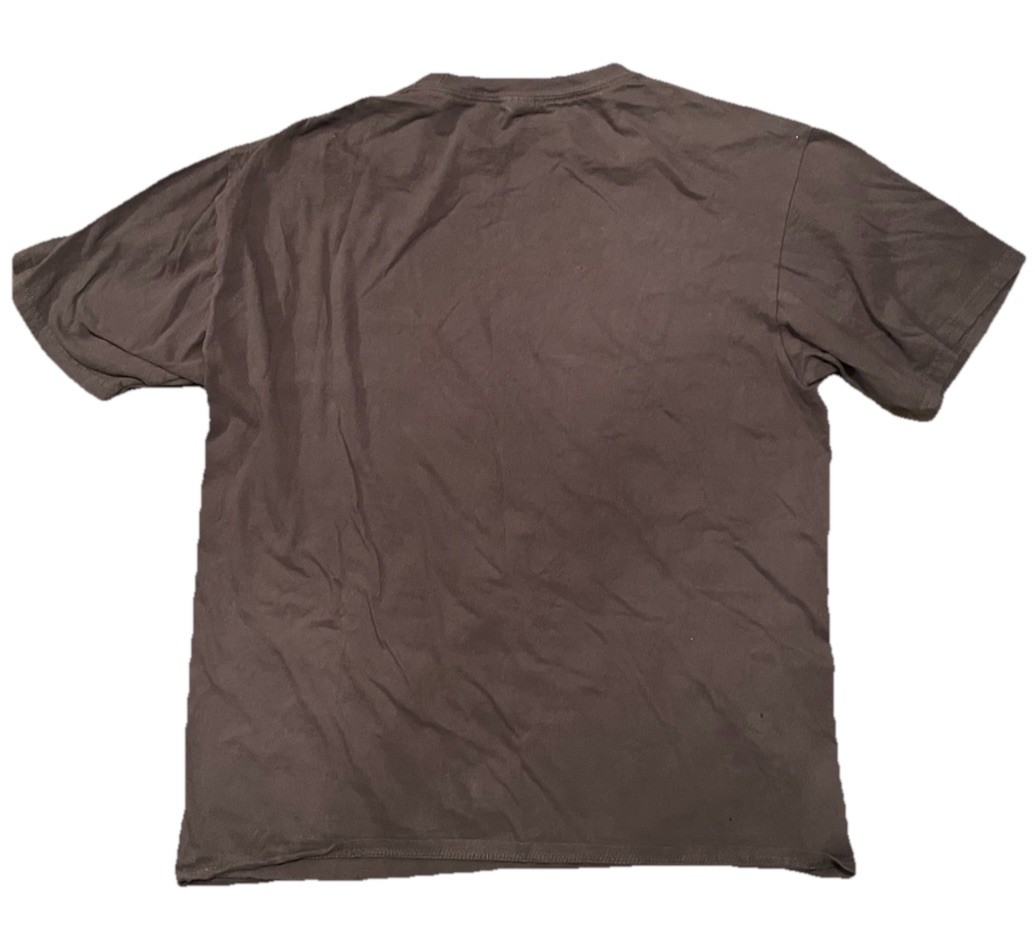 George Washington TShirt Men’s Medium Gray Graphic “Stay Strapped Or Get Capped”