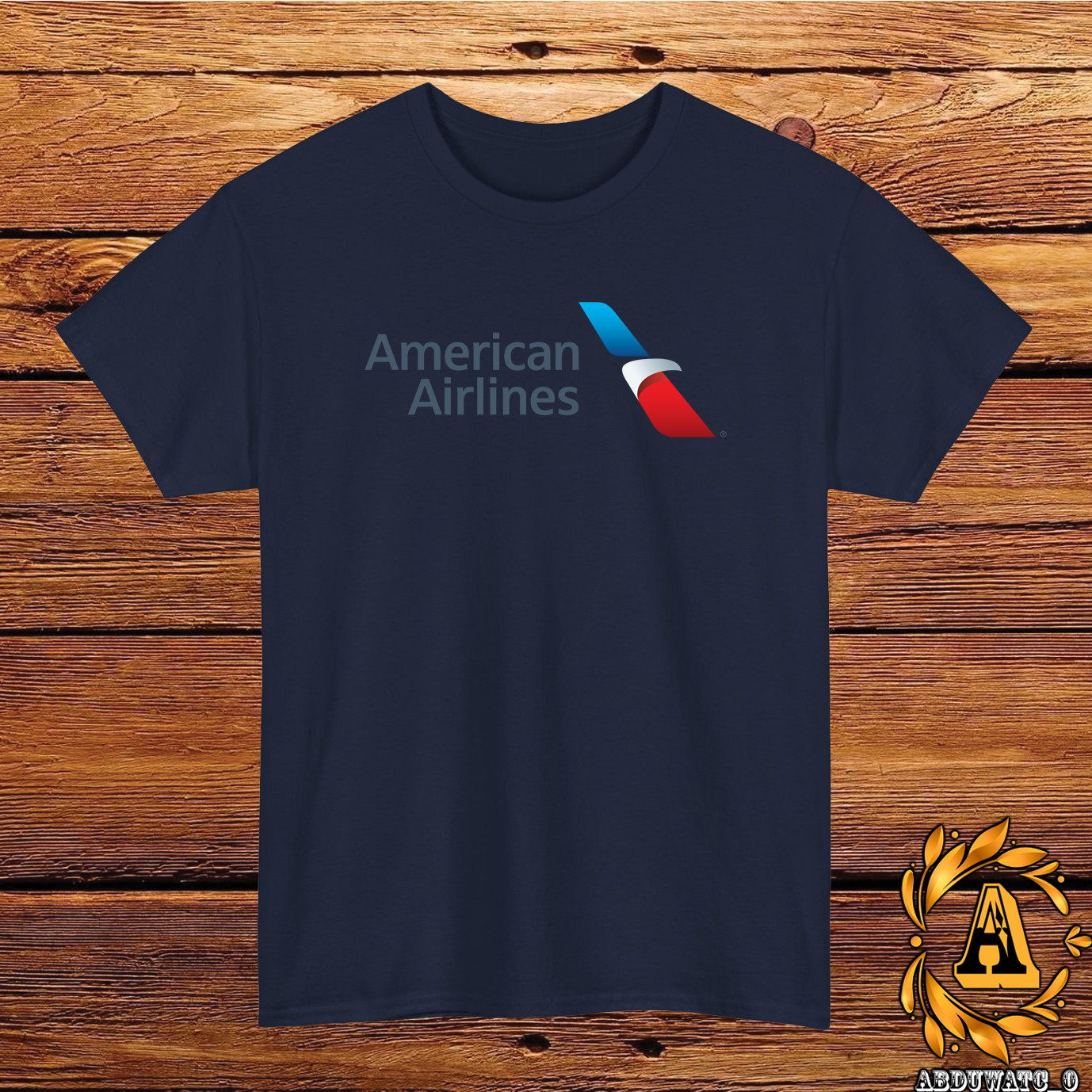 American Airlines Logo T-Shirt Black/Grey/White/Navy/Red/Light Blue S-5XL