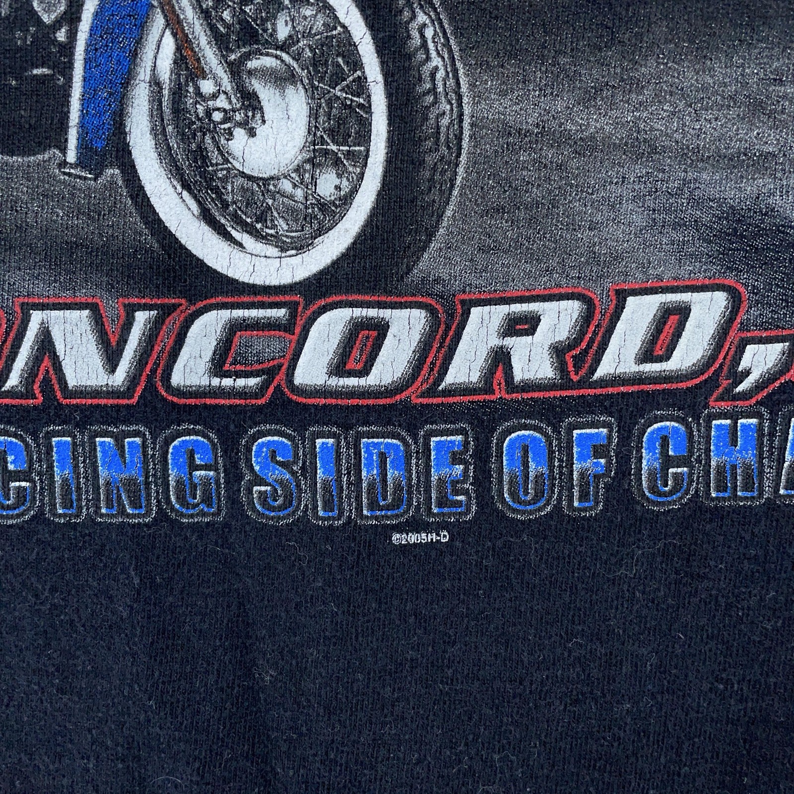 Vintage Harley-Davidson Shirt Large Pat Rogers Speedway Concord North Carolina