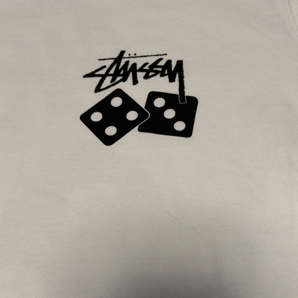Stussy Dice Pigment Dyed Tee Natural