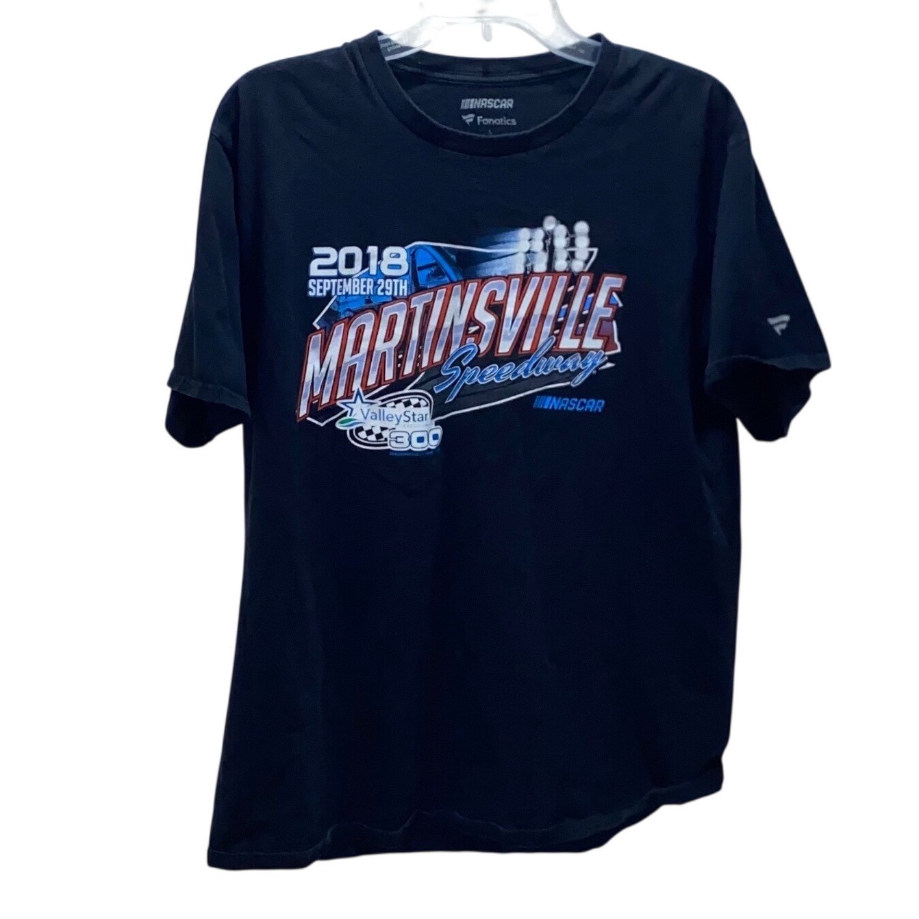 NASCAR Martinsville Speedway 2018 ValleyStar 300 Fanatics Graphic T-Shirt Mens L