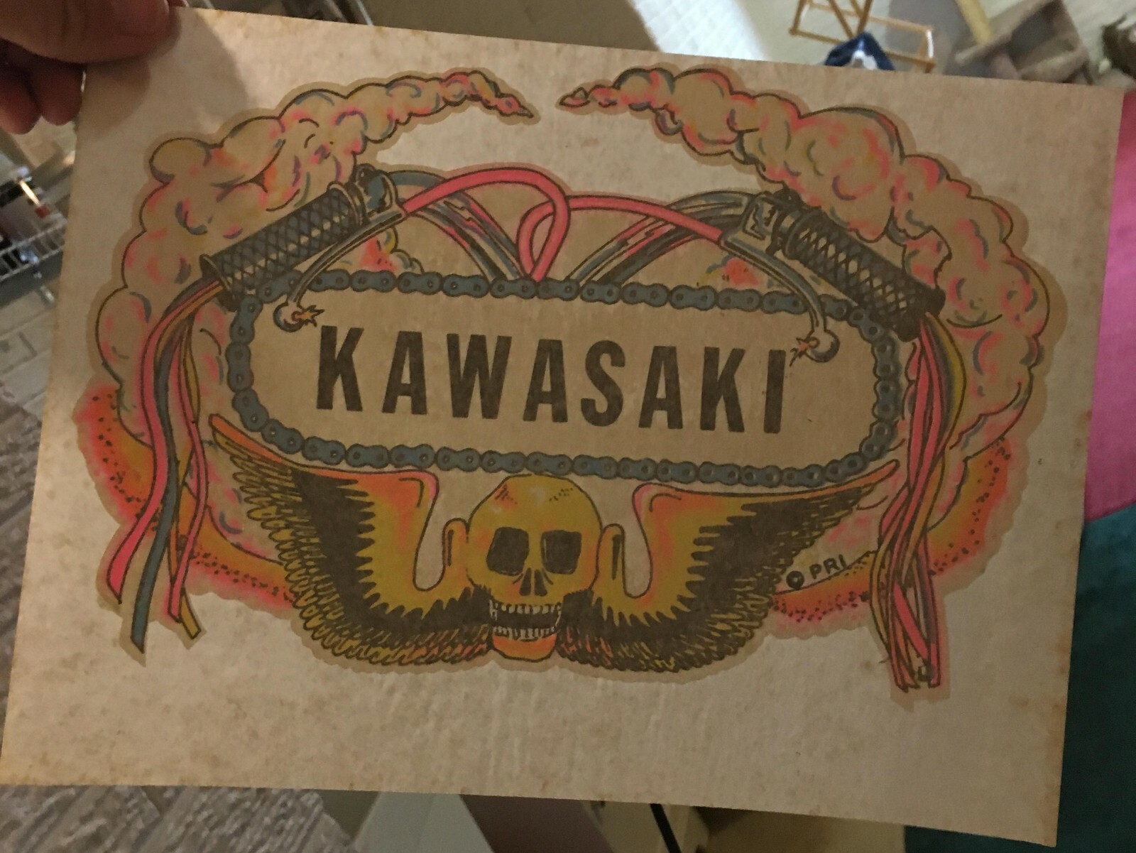 Vintage & Original 70’s Kawasaki Motorcycles T-Shirt Transfers – Your Choice !