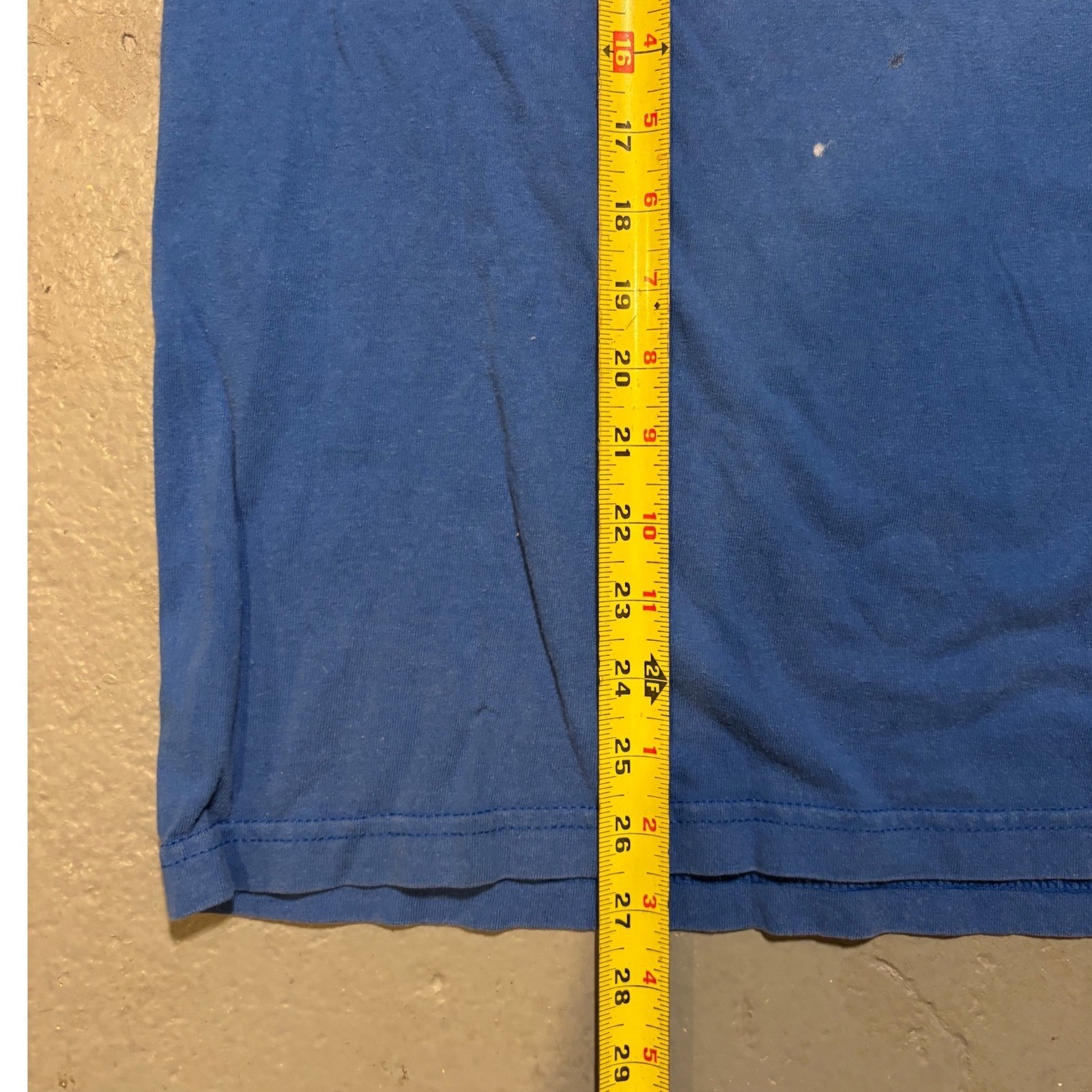 Air Force Longsleeve Tee Blue Fader Y2K College Military Size L