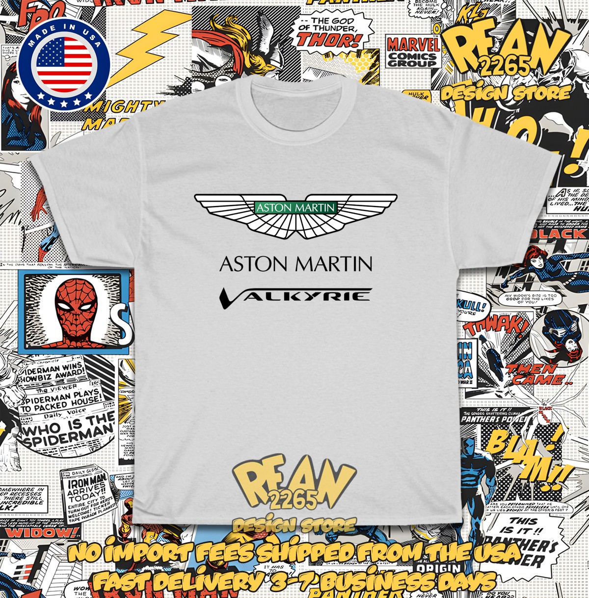 New Tee Shirt Valkyrie Logo Men’s T-Shirt American T-Shirt