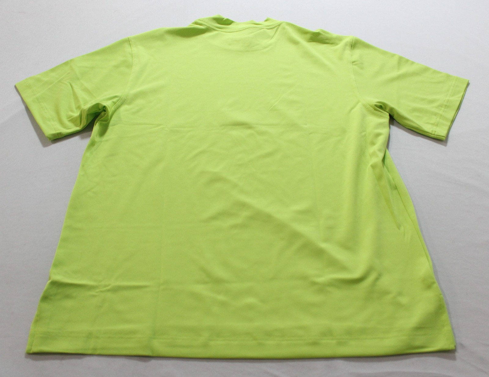 Monterey Club Men’s Solid Dry Swing Mock Shirt CN6 Apple Green Large NWT