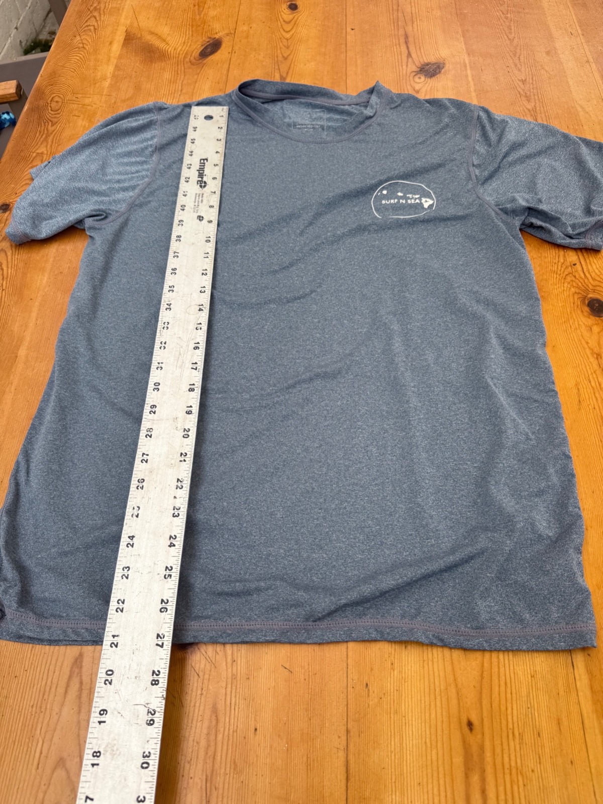 Surf AND SEA Performance Sun Tshirt Mens LRGE UPF50+ 100% Poly