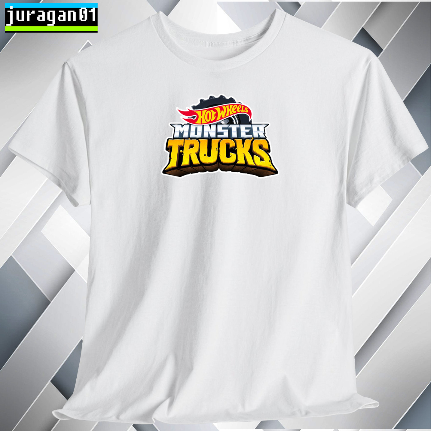 HW Monster Trucks T-Shirt Logo Many Colors Size S to 5XL Made in USA
