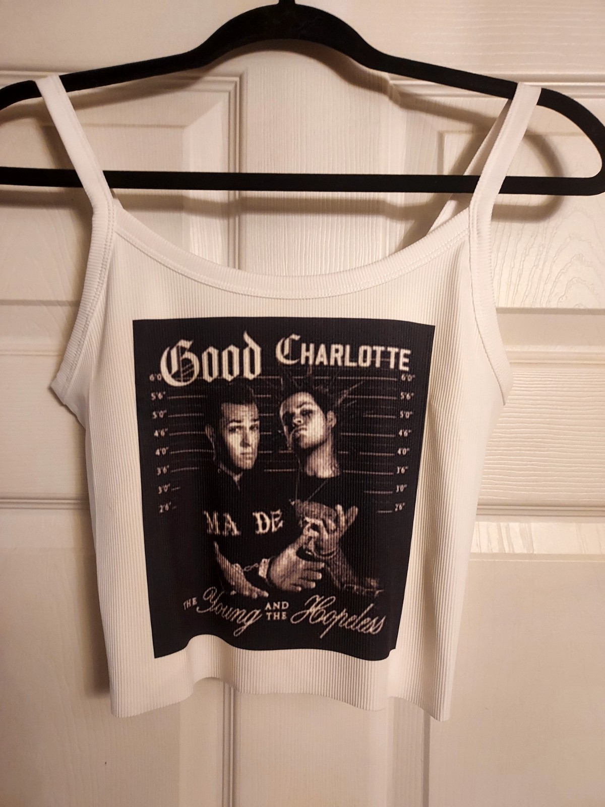 Good Charlotte crop top good charlotte tank top The Young And The Hopeless Shirt