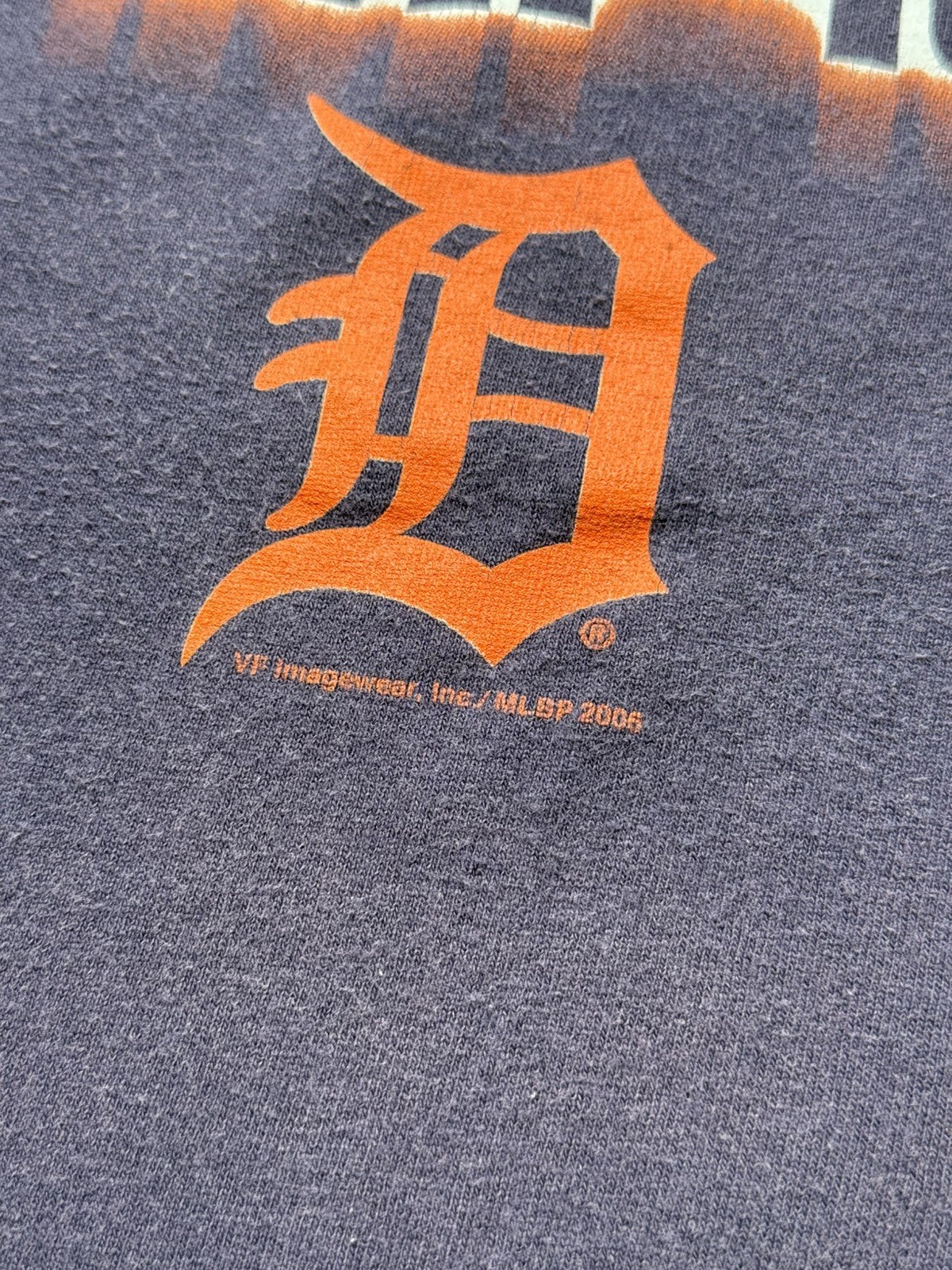 Vintage Faded 2006 Detroit Tigers American League Champions Tshirt Men’s Medium