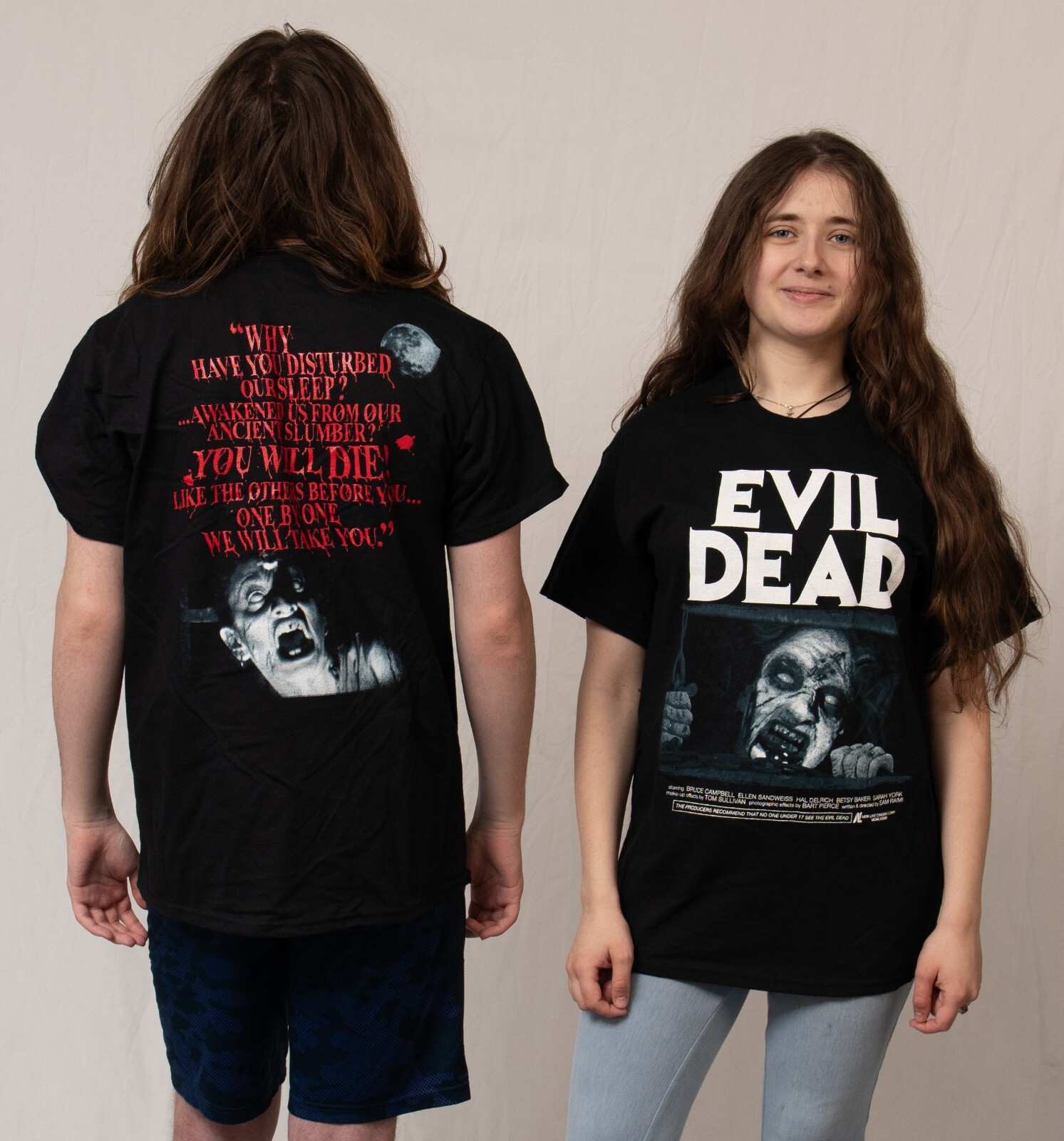 EVIL DEAD Horror Film T-Shirt XLARGE 2-Sided Screen-printed Gildan High Quality