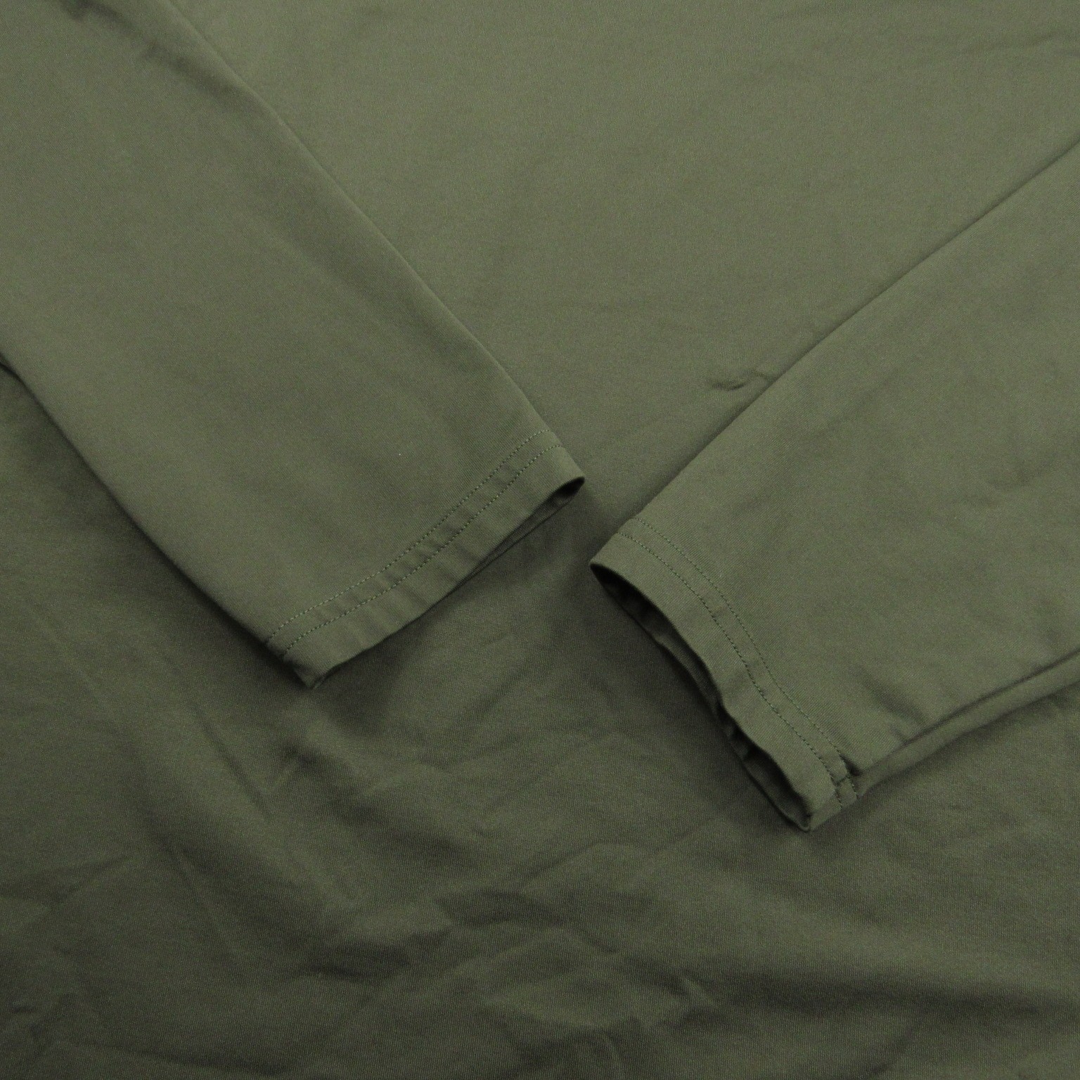 Under Armour Shirt Mens 2XL XXL Green Mock Cold Gear Fleece Long Sleeve