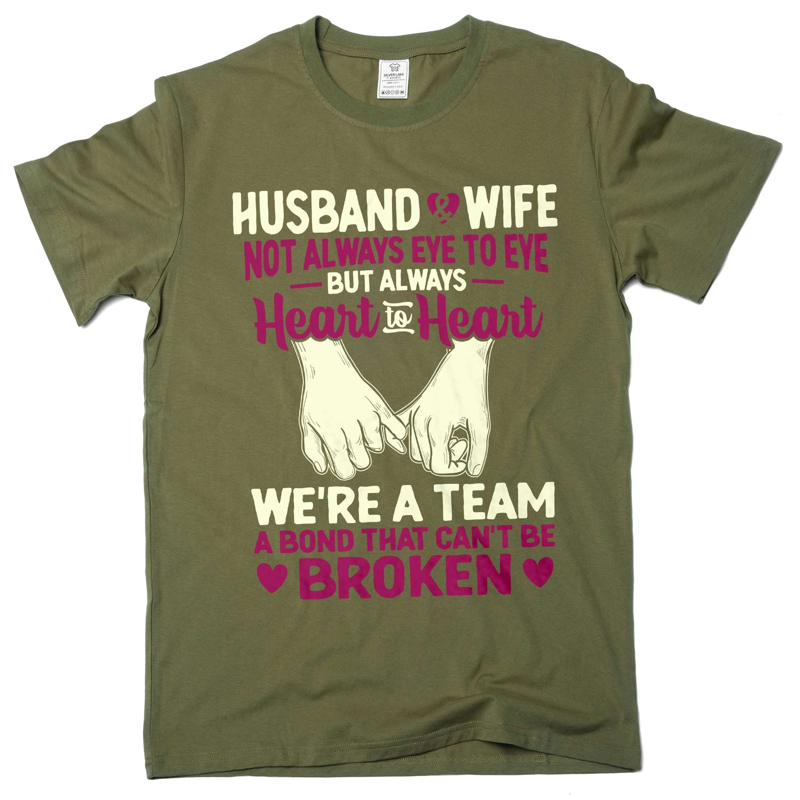 Men’s Husband and Wife T-shirt couple Valentine’s day anniversary family gifts