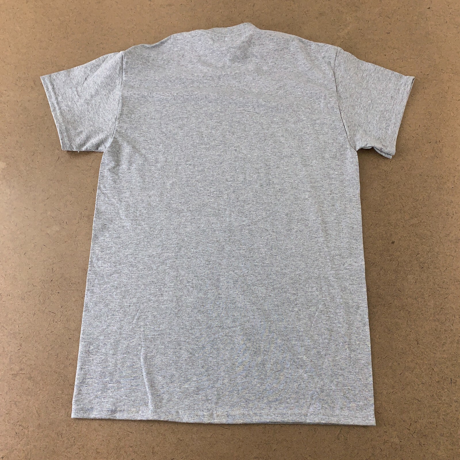 Gildan Dry Blend Mens Size Small Heather Gray Short Sleeve Crew Neck T-Shirt New