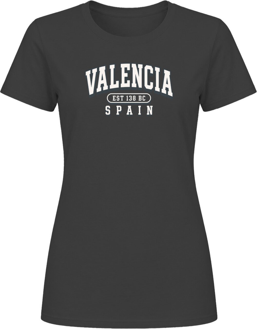 Valencia Spain Established 138 BC Vintage Varsity Europe Trip T Shirt