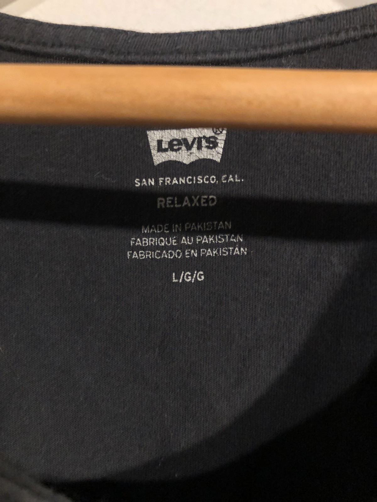 Levi’s Mens L Black Relaxed California Bear Graphic Tank Top