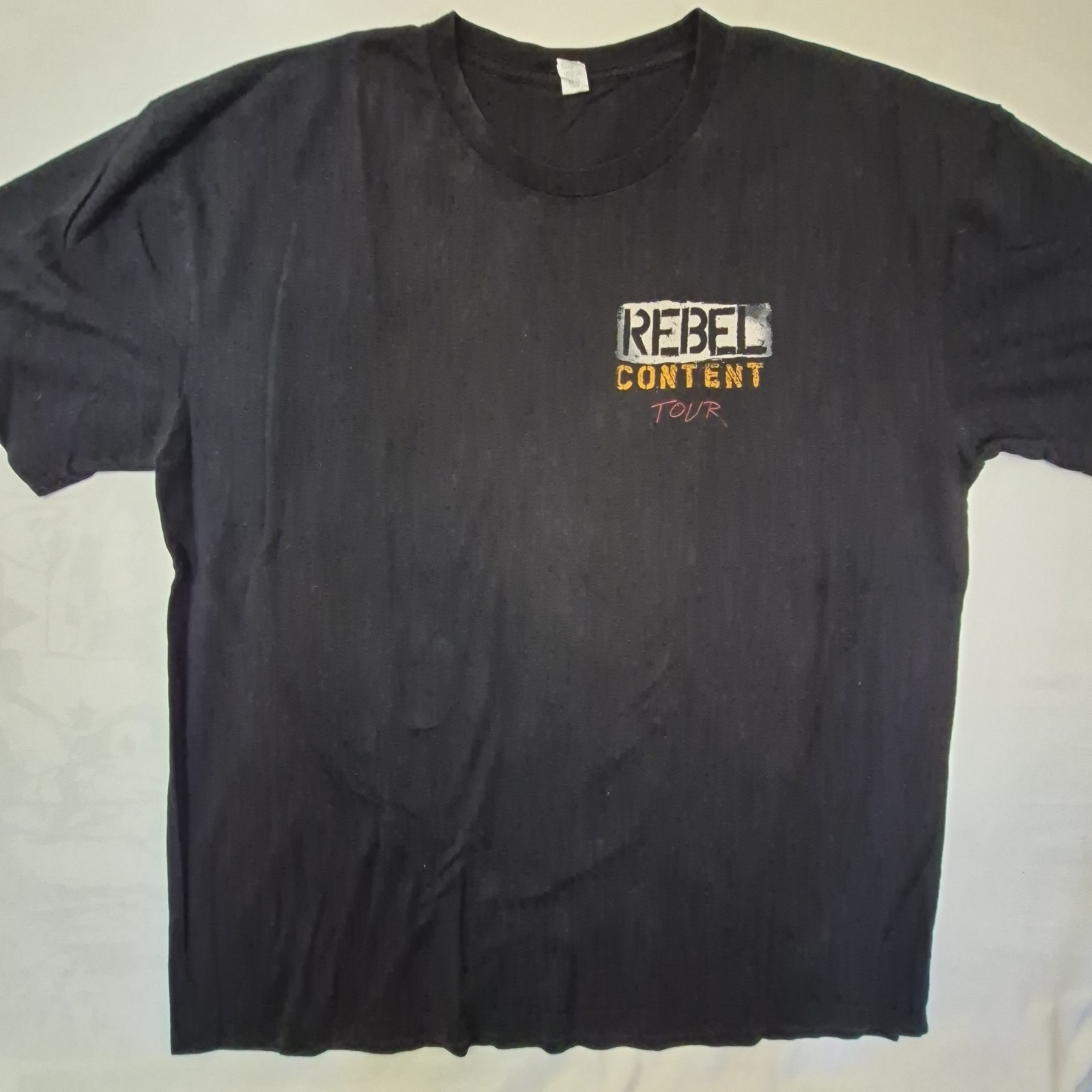 Neil Young Rebel Content Tour Promise of the Real T Shirt Organic Cotton 3XL