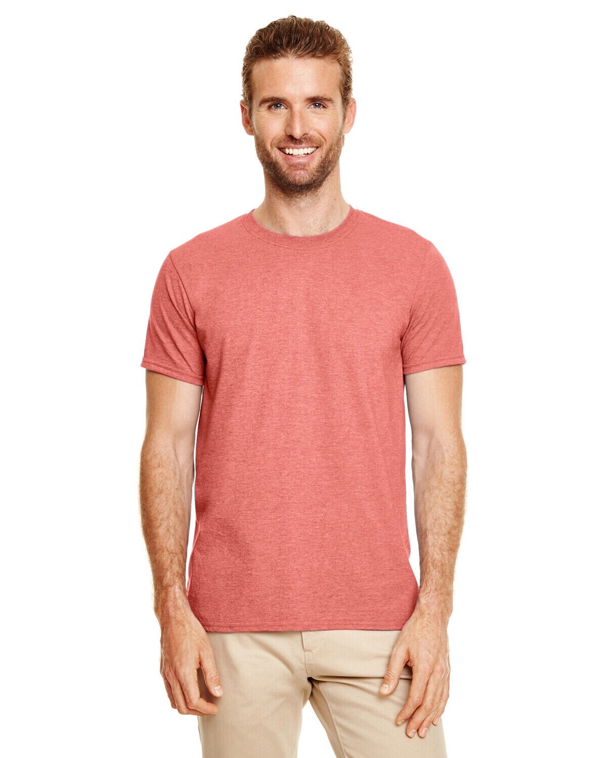 Gildan G640 Adult Softstyle T-Shirt Ringspun Cotton Crew Neck Plain T-Shirt