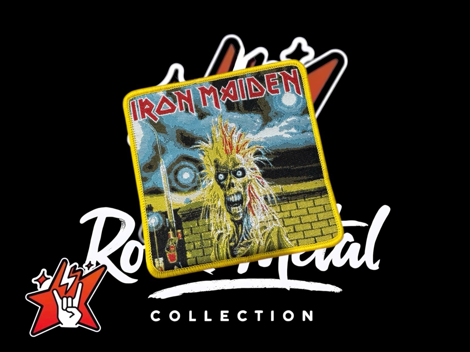 Iron Maiden Exclusiv Woven Patch Cover Album Metallica Judas Priest Saxon Dio
