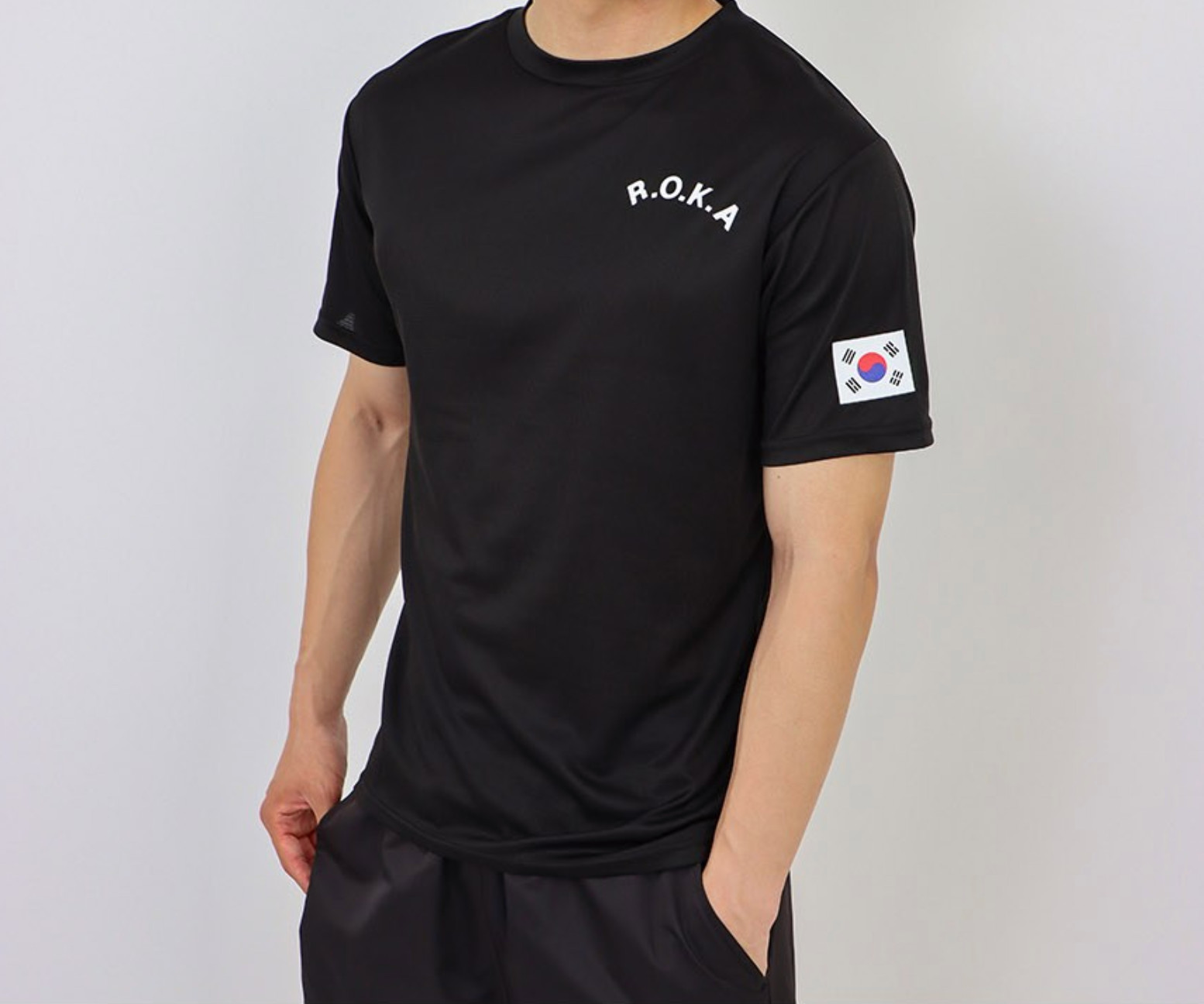 Korea Army ROKA Cooling T-Shirt Military Training Quick Dry Short Sleeve Tee