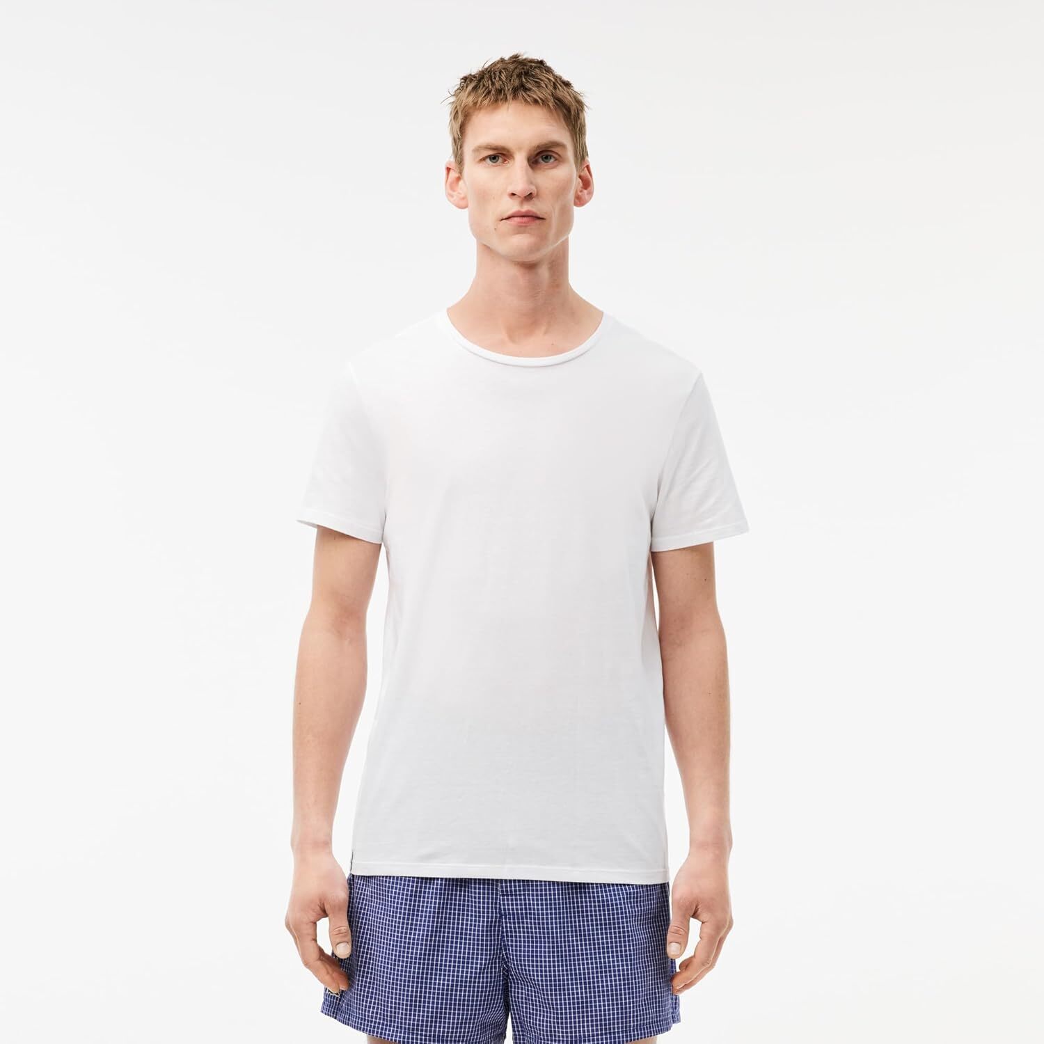 Lacoste Men’s Cotton Regular Fit Crew Neck T-Shirts (3 Pack)
