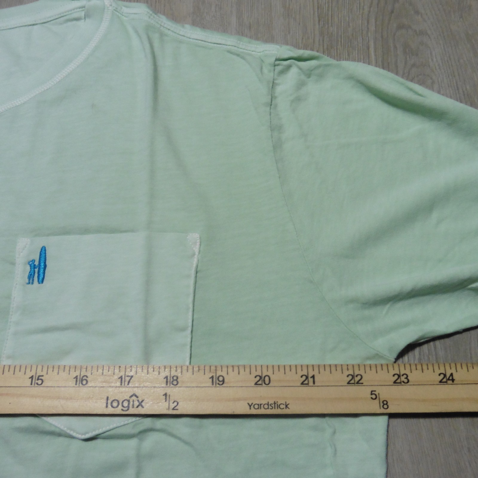 JOHNNIE O Mens L LARGE T SHIRT DALE 2.0 PISTACHIO GREEN SHORT SLEEVE GOLF TEE