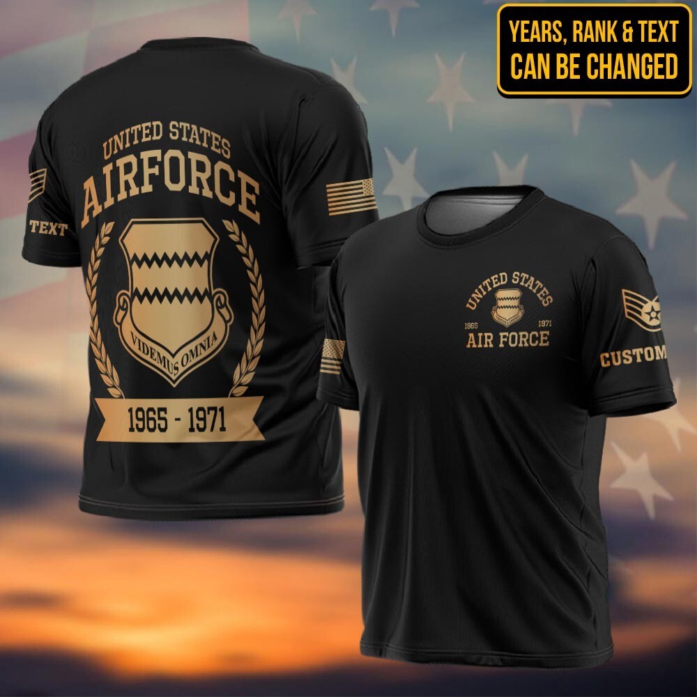 Customized U.S. Air Force Wings Military All Over Printed 3D shirt S-5XL