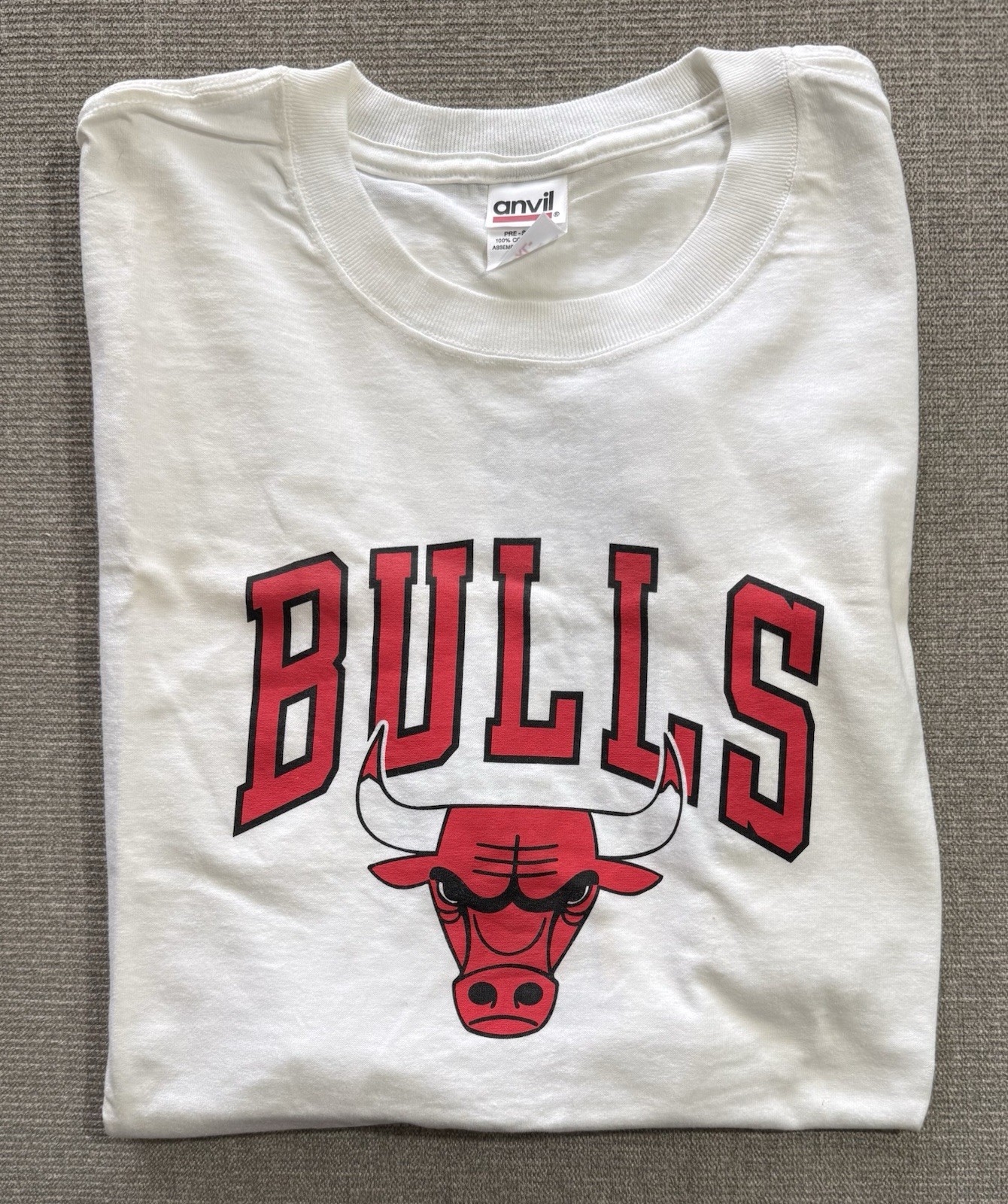 VINTAGE Chicago Bulls T Shirt McDonalds Big Logo Size XL 90s Basketball NBA Mens
