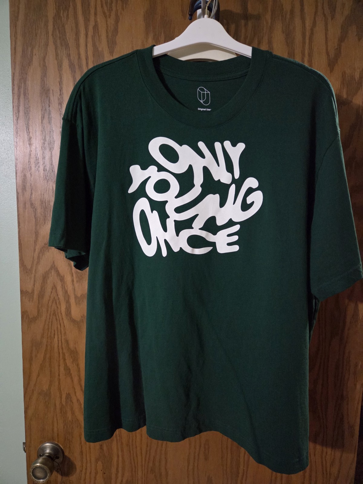 NWOT Original Use Mens Size XXL “Only Young Once” Graphic T-Shirt